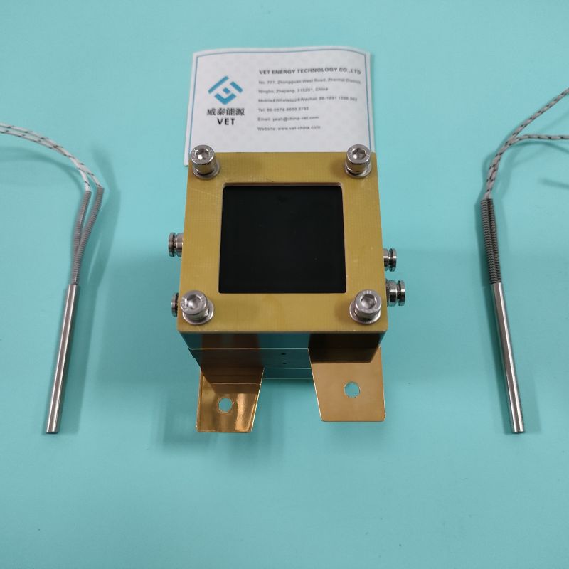 燃料電池、単セル テストフィクスチャ、アクティブエリア 2.5cm-2.5cm