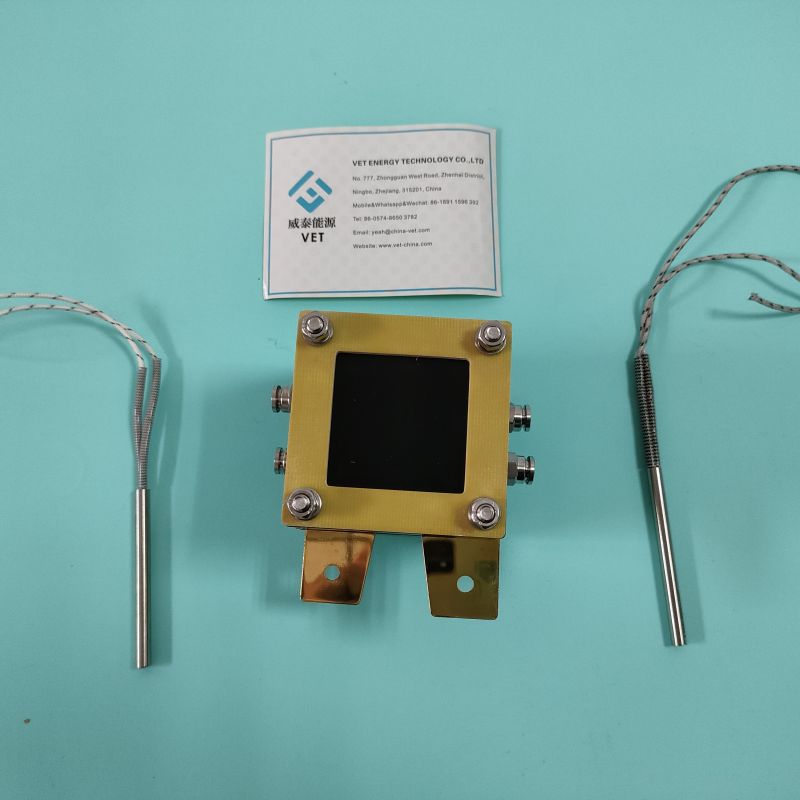 テスト治具は燃料電池膜電極の性能をテストするために使用されます。