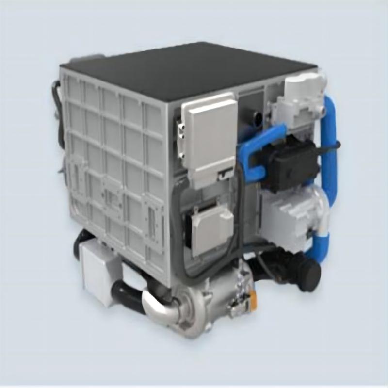 最大出力110KWの水冷式水素燃料電池エンジン